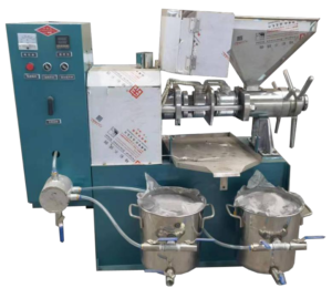 6YL-70 Mobile Commercial Oil Press with Double Vacuum Filters for Peanut and Sesame - RayPro Sourcing