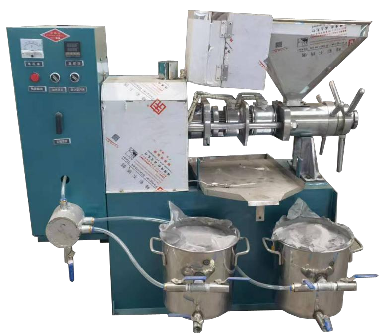 6YL-70 Mobile Commercial Oil Press with Double Vacuum Filters for Peanut and Sesame - RayPro Sourcing