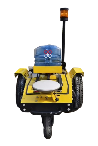 intelligent autonomous road pre marking robot (rtk + gps system)